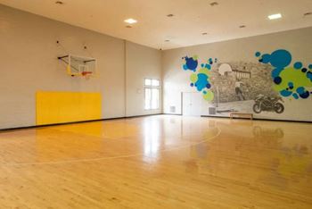 Indoor basketball court at Park Place Apartments